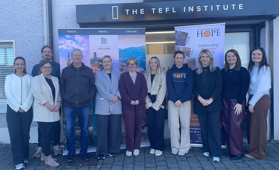 HOPE Partners with The TEFL Institute of Ireland to Create Meaningful Change